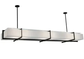 12 Light Oblong Pendant