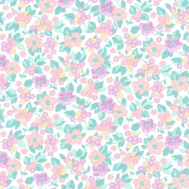 30's Playtime - Growing Garden Eggshell Pastel Yardage