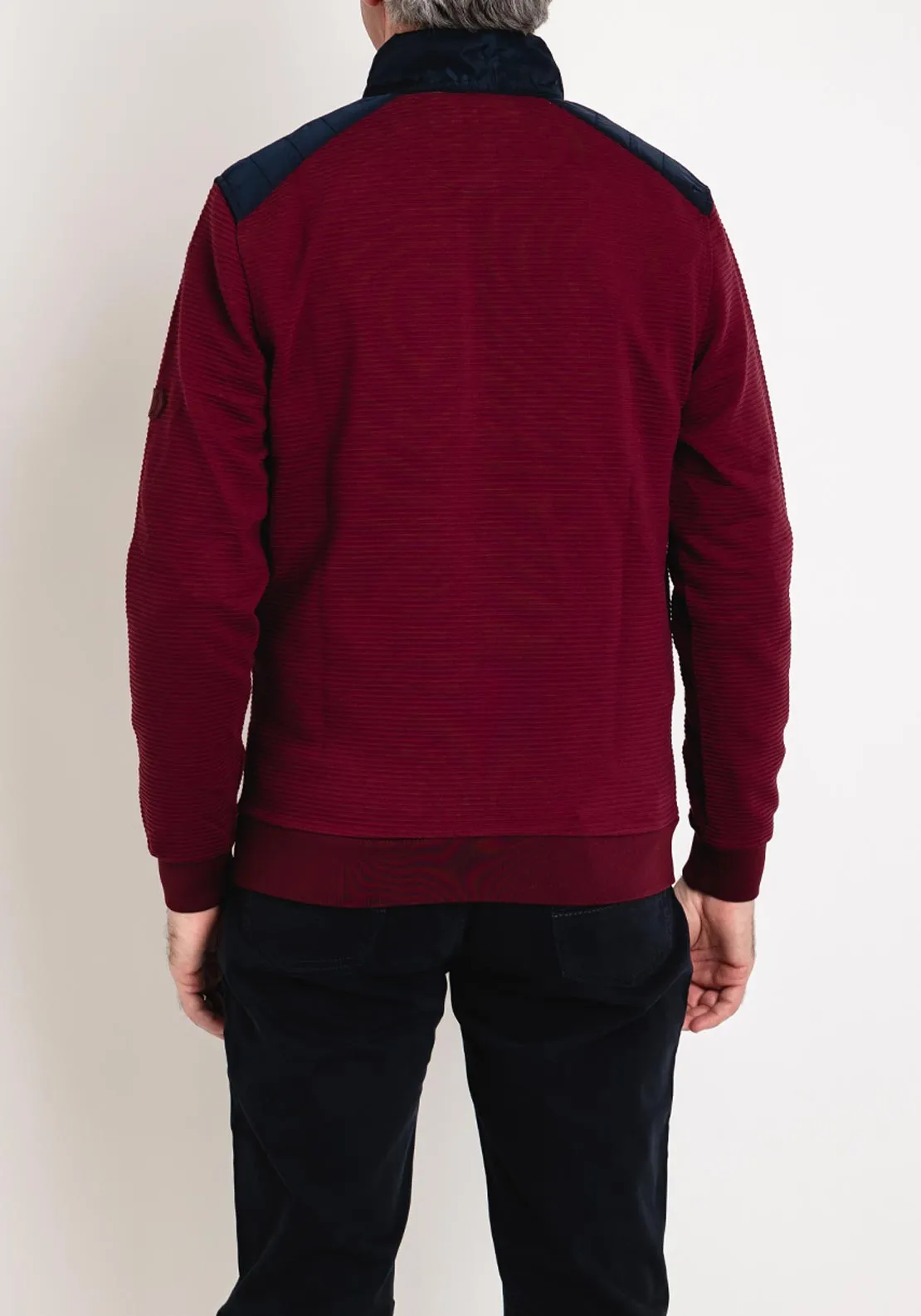 6th Sense Wilde Half Zip Sweatshirt, Tawny & Port