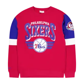 76ers All Over Crew 3.0 Scarlet Red