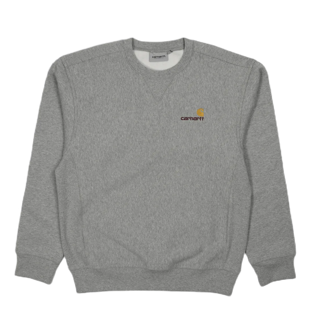 American Script Sweat Grey Heather