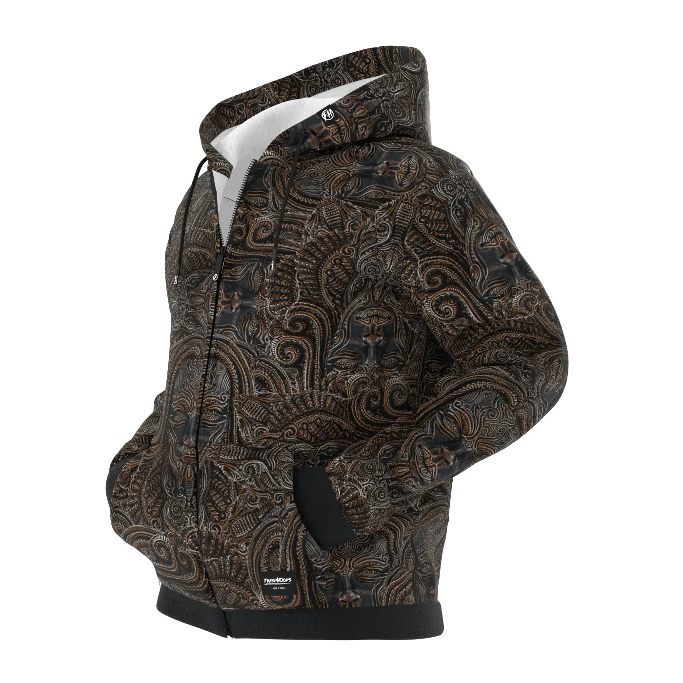 Ancient Totem Zip Up Hoodie