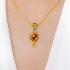 Attractive Meena Pendant