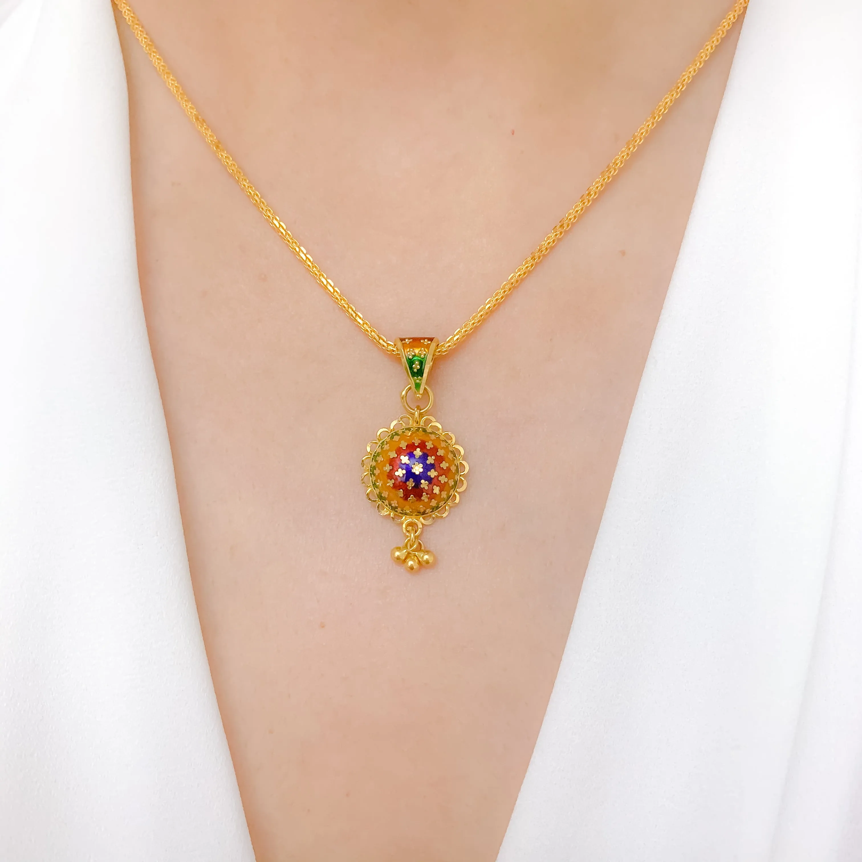 Attractive Meena Pendant