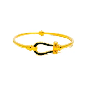 Attractive Vanki Loop 21k Gold Bangle Bracelet