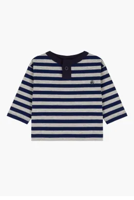 Baby Boy Shirt Petit Bateau Striped T-Shirt