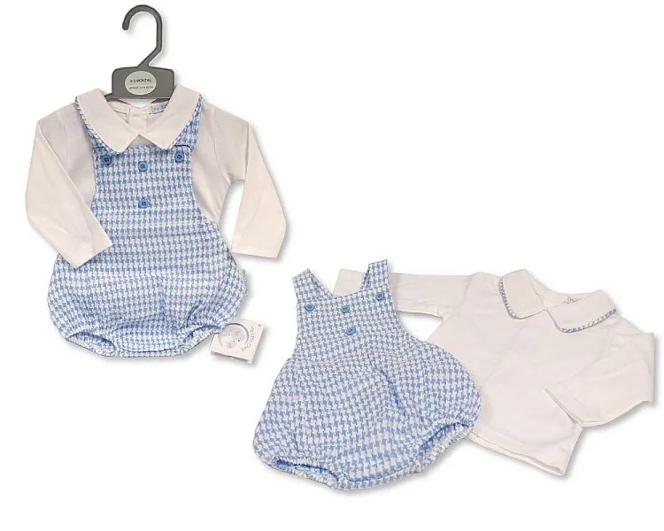 Baby Boys Short Dungaree 2 pcs Set (PK6) (NB-6) BIS-2020-2575