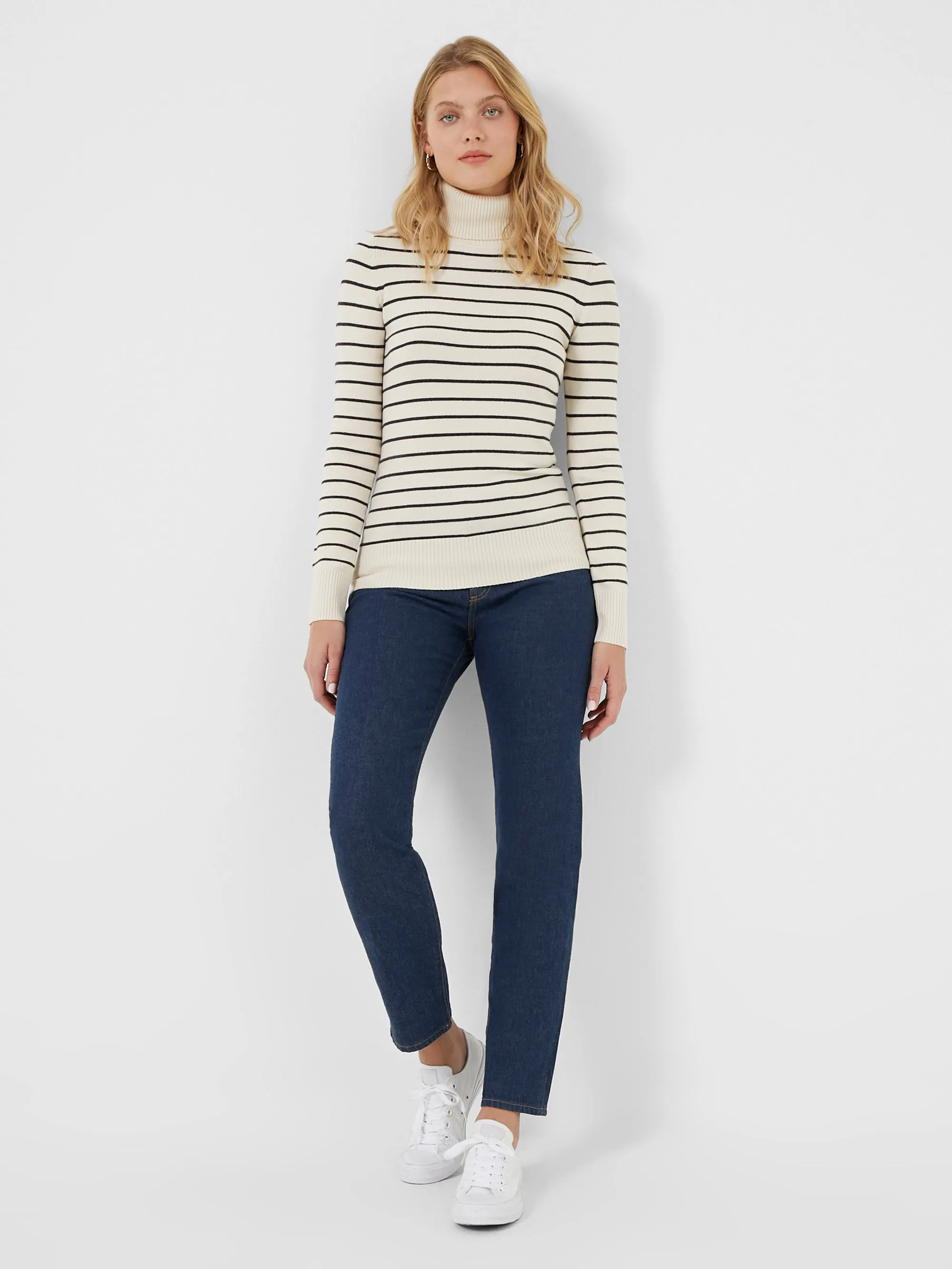 Babysoft Turtle Neck Stripe Jumper