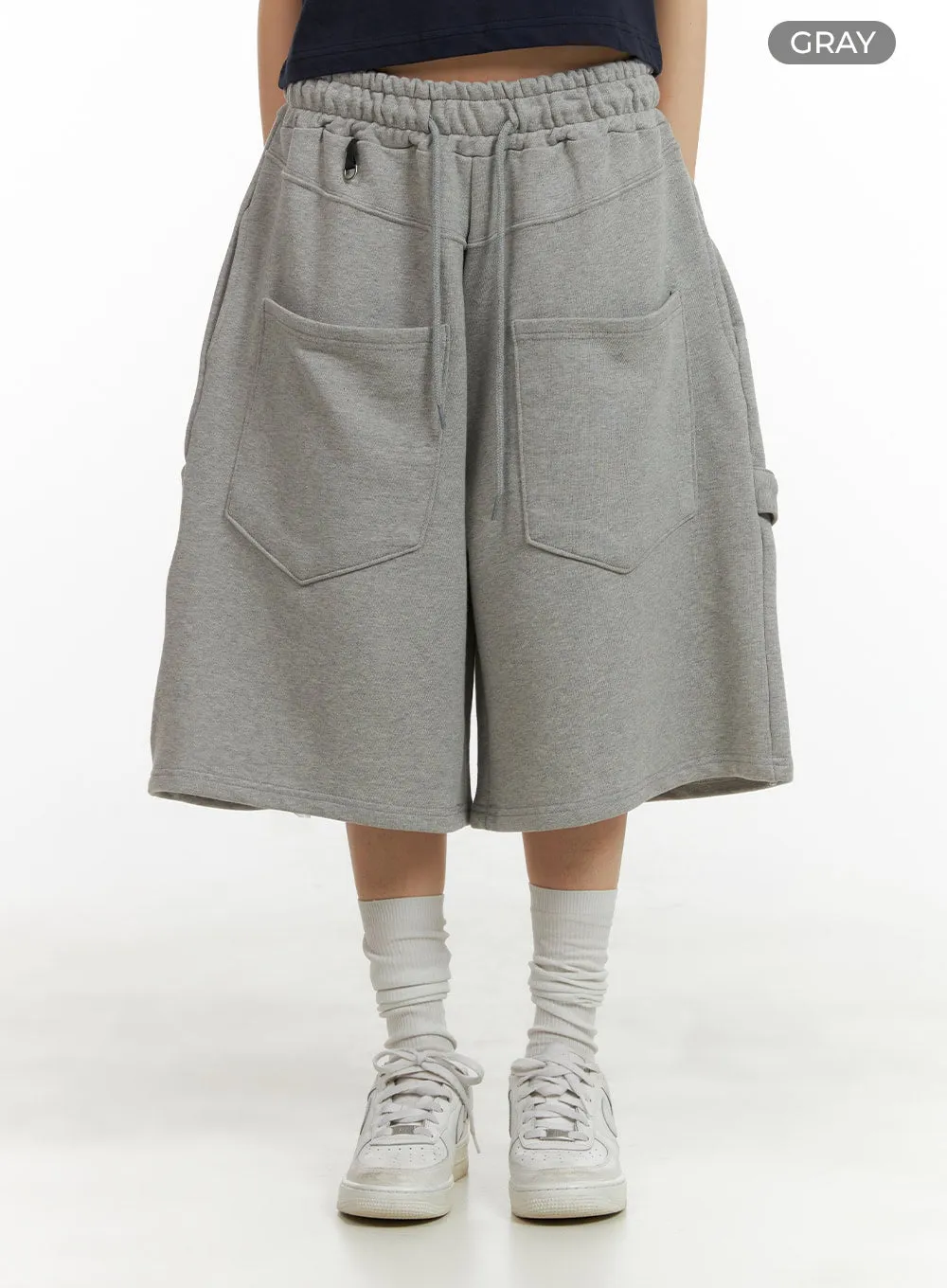 Baggy Midi Sweat Shorts CU413