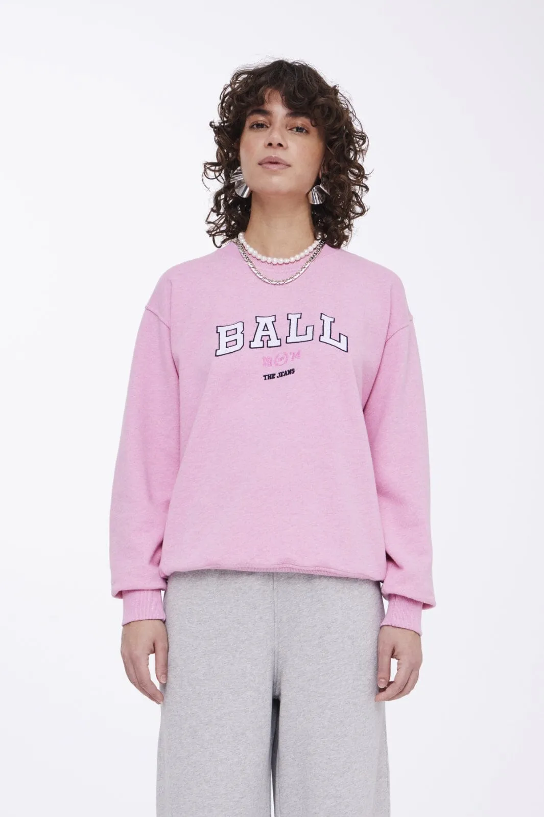 Ball - L. Taylor Sweatshirt - 1621261 Pink Melange