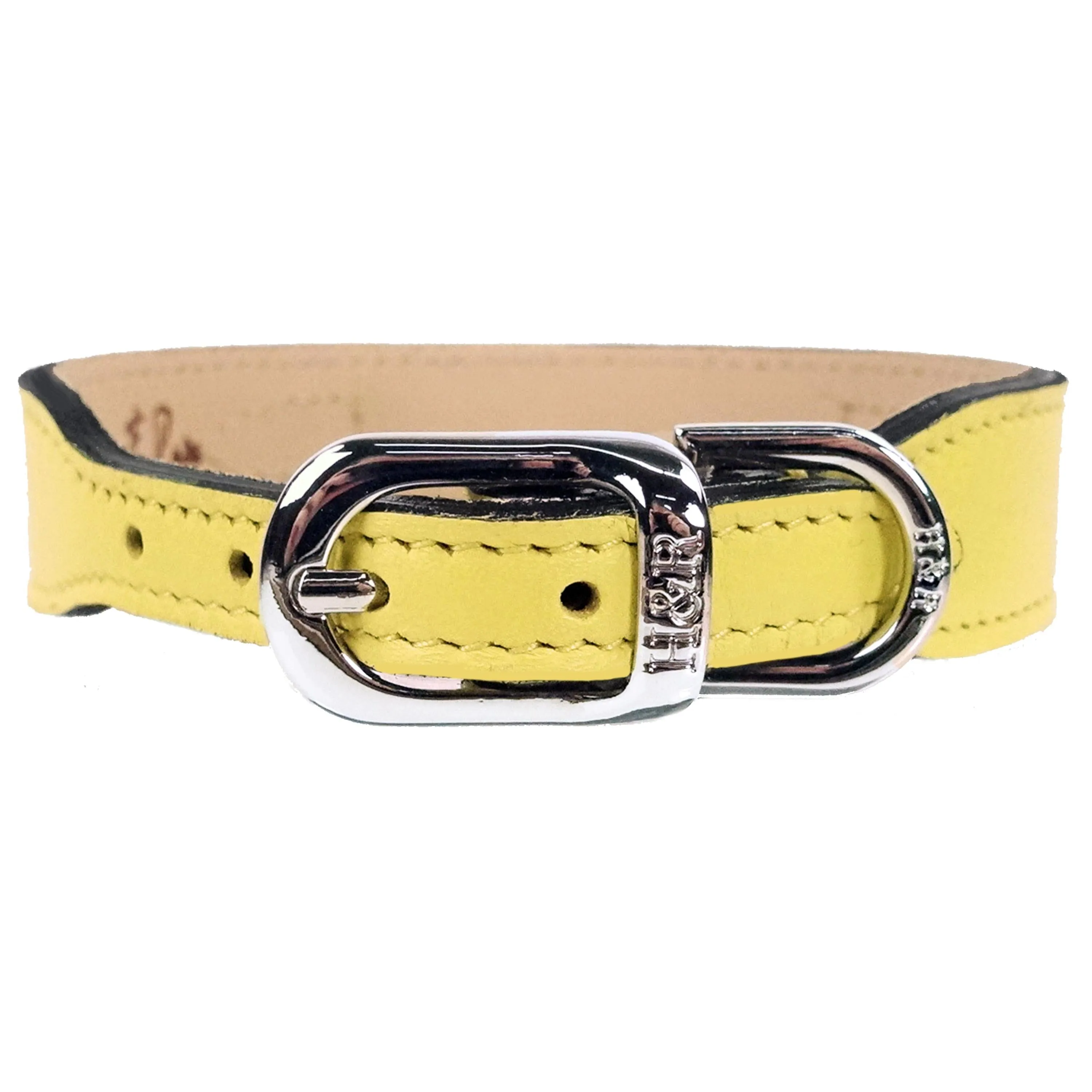 Barclay Dog Collar in Canary Yellow