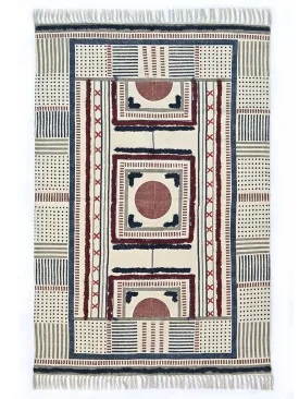 BELSTAFF - BLOCK PRINTED RUG