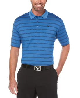 Big & Tall Opti-Dri Striped Polo