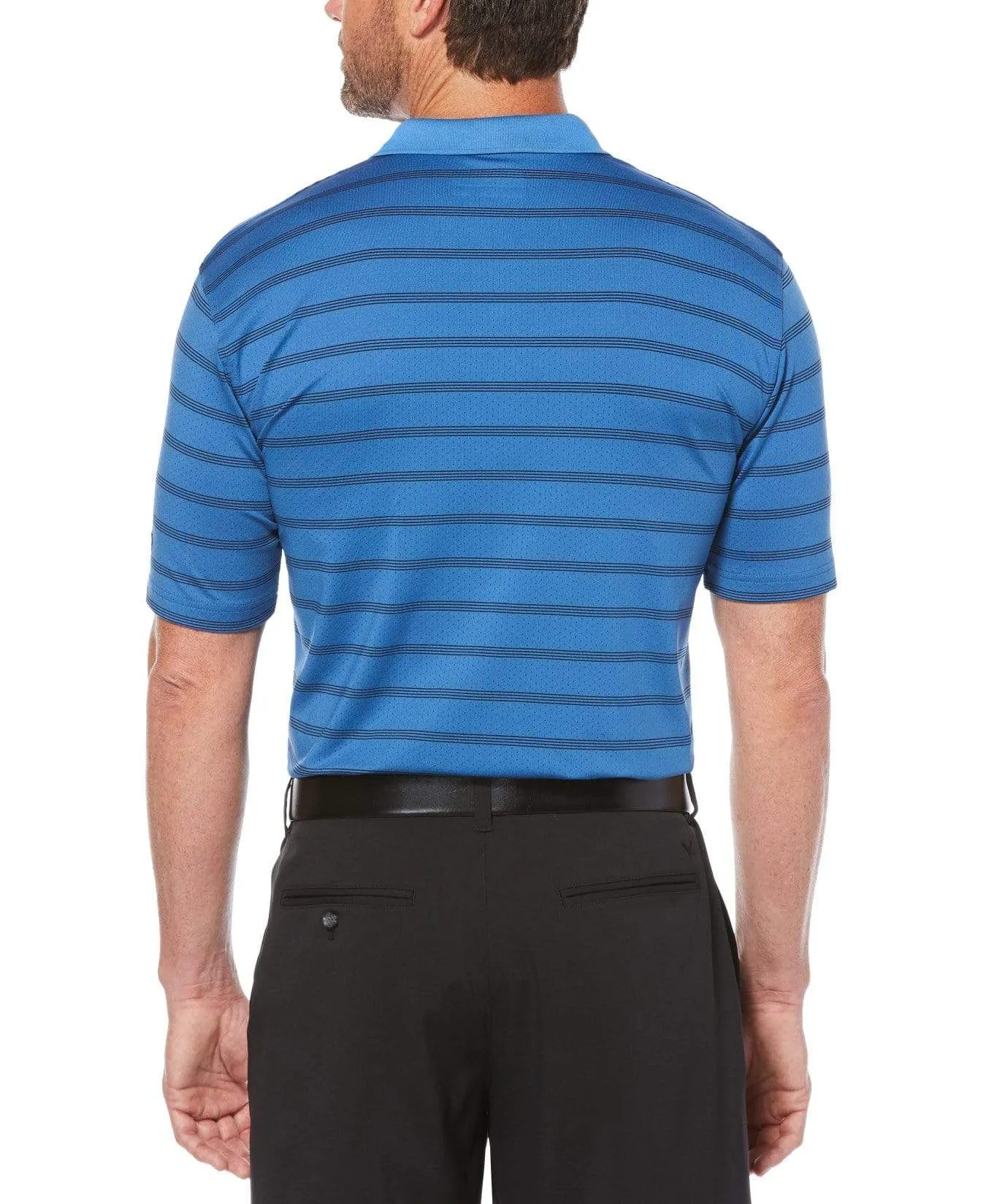 Big & Tall Opti-Dri Striped Polo