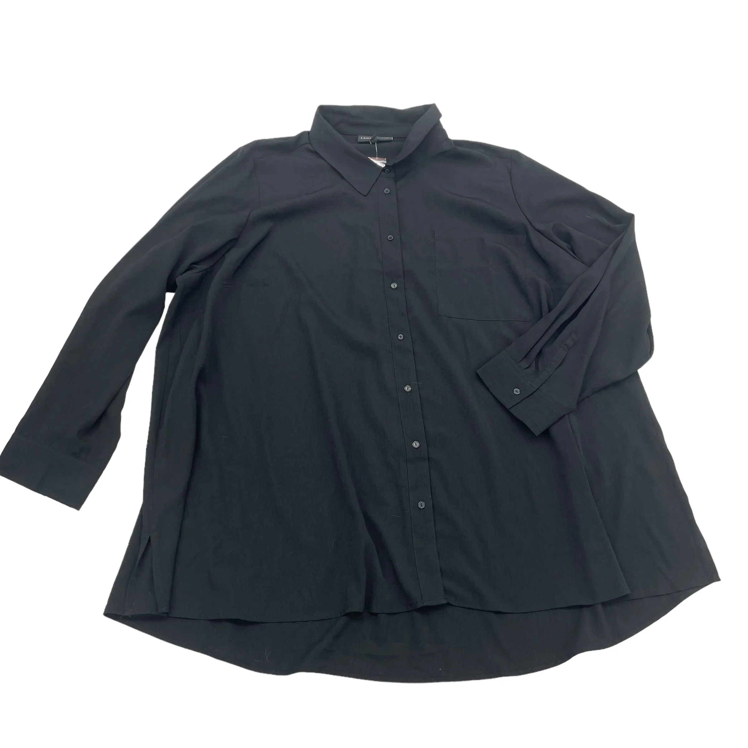 BLACK BLOUSE LS by LANE BRYANT Size:4X