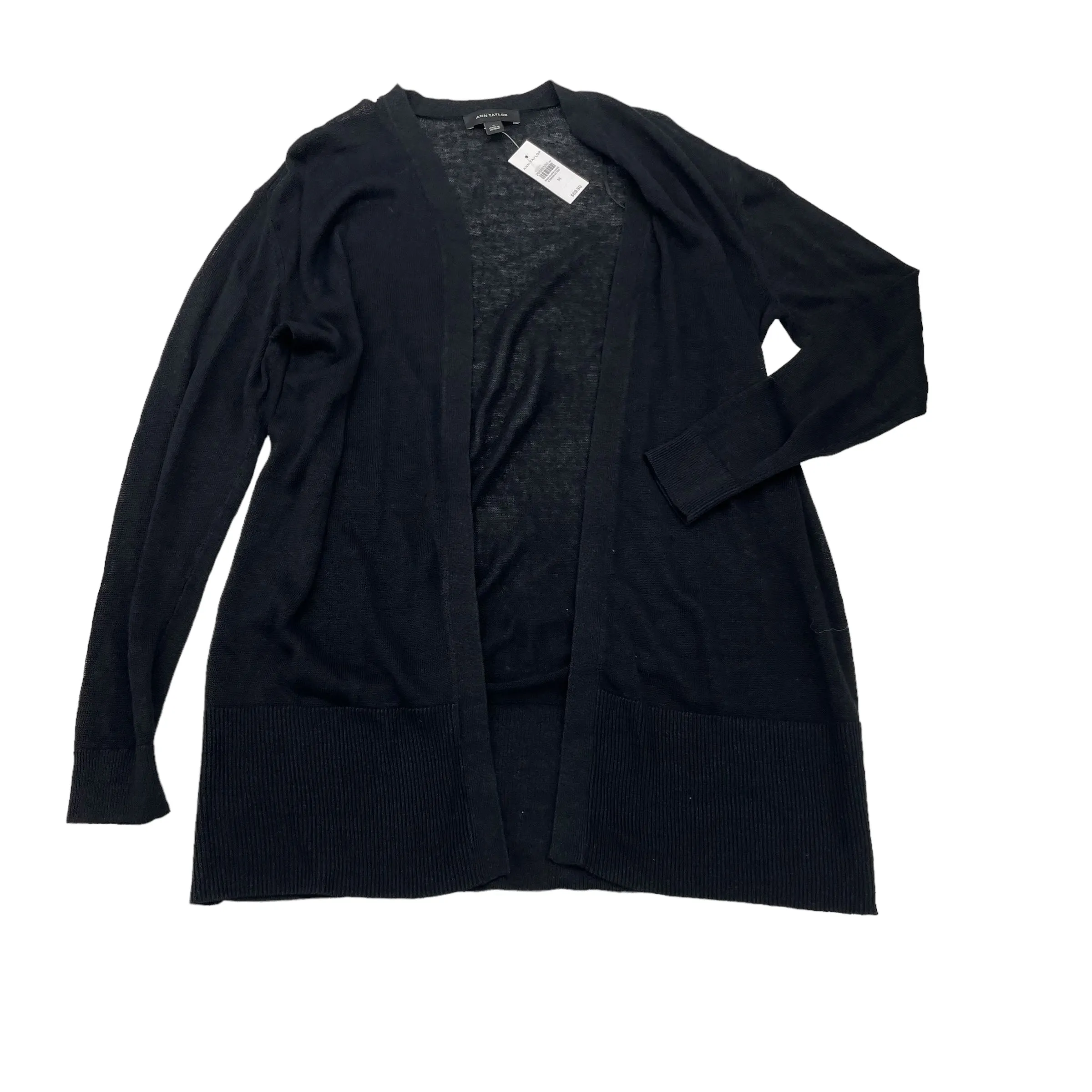 BLACK CARDIGAN by ANN TAYLOR Size:M