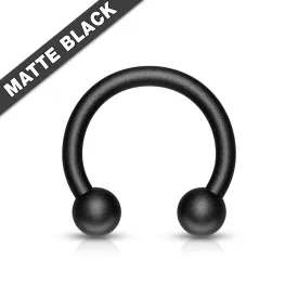 Black Matte Circular Body Jewellery