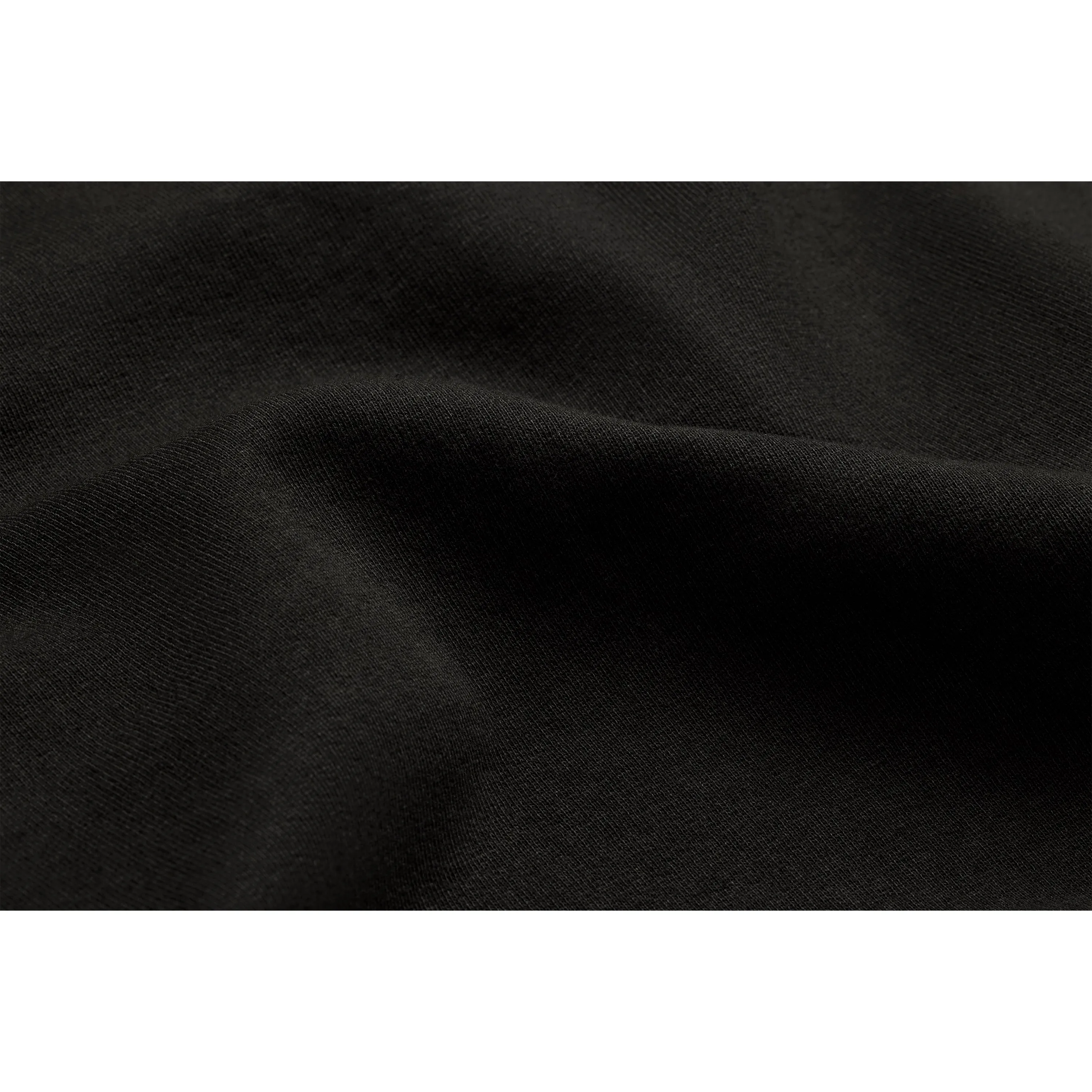 Black Organic Cotton Zip-Up Sweatshirt