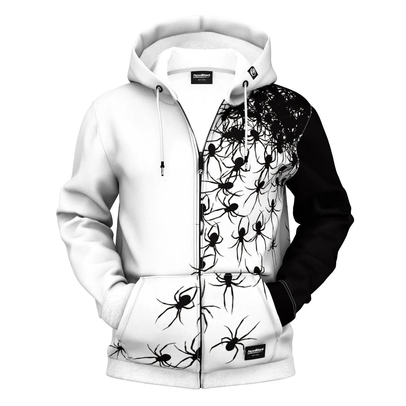 Black Widow Zip Up Hoodie