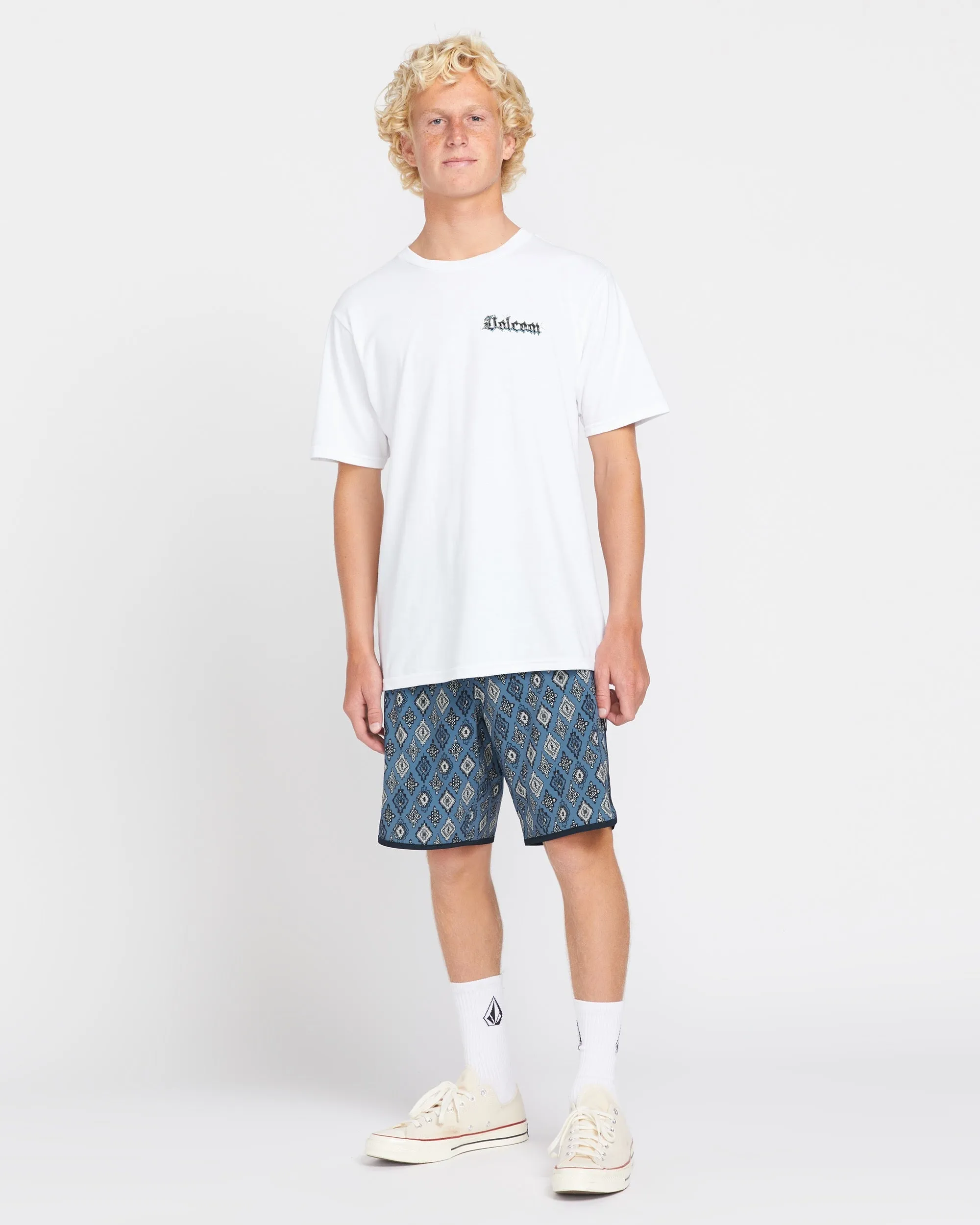 Blazing Venom Short Sleeve Tee - White