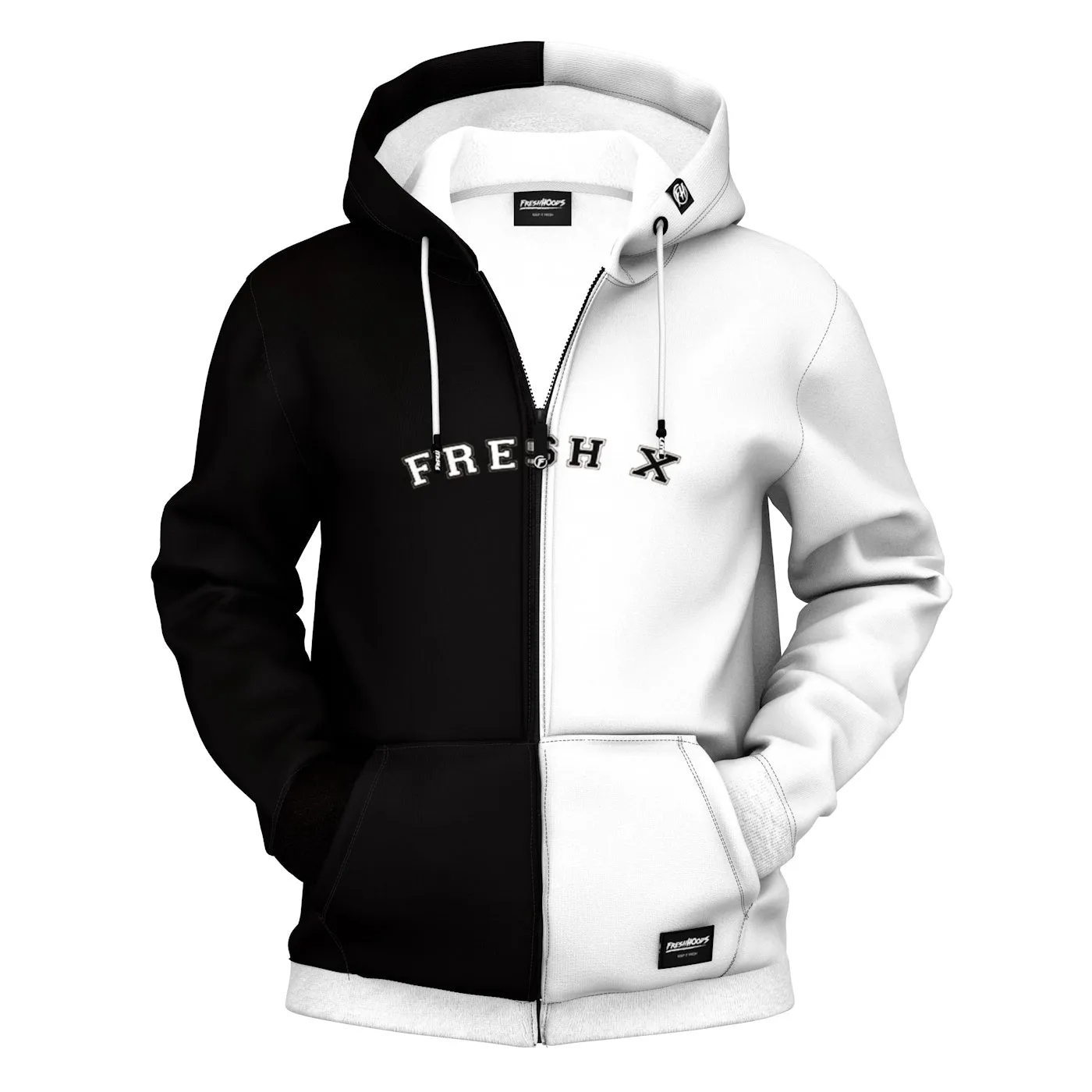 BnW Zip Up Hoodie