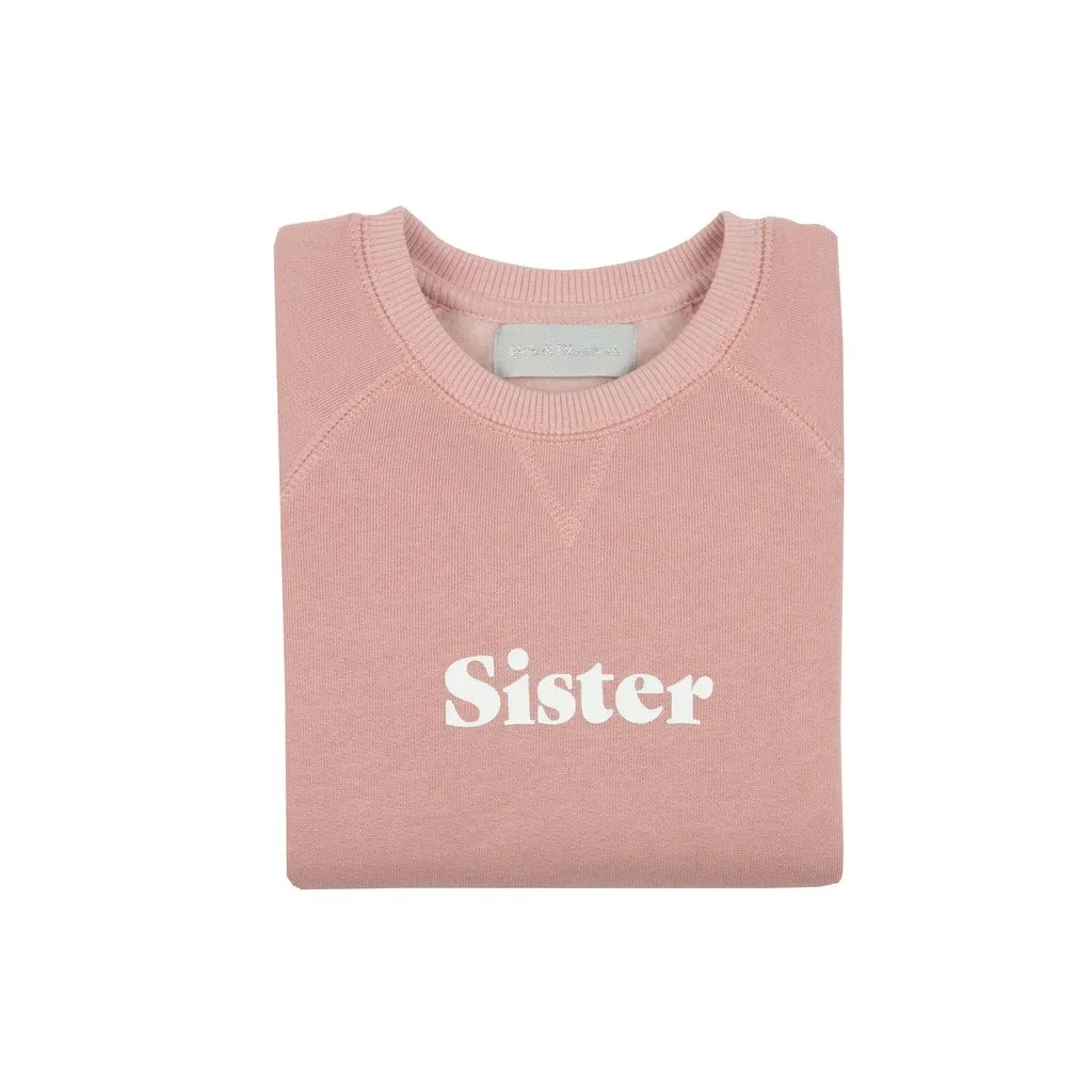 Bob & Blossom- Faded Blush  Sister Sweatshirt