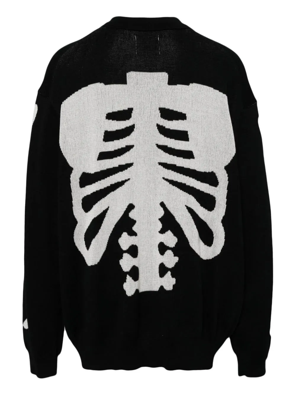 Bone Polo Collar Sweatshirts