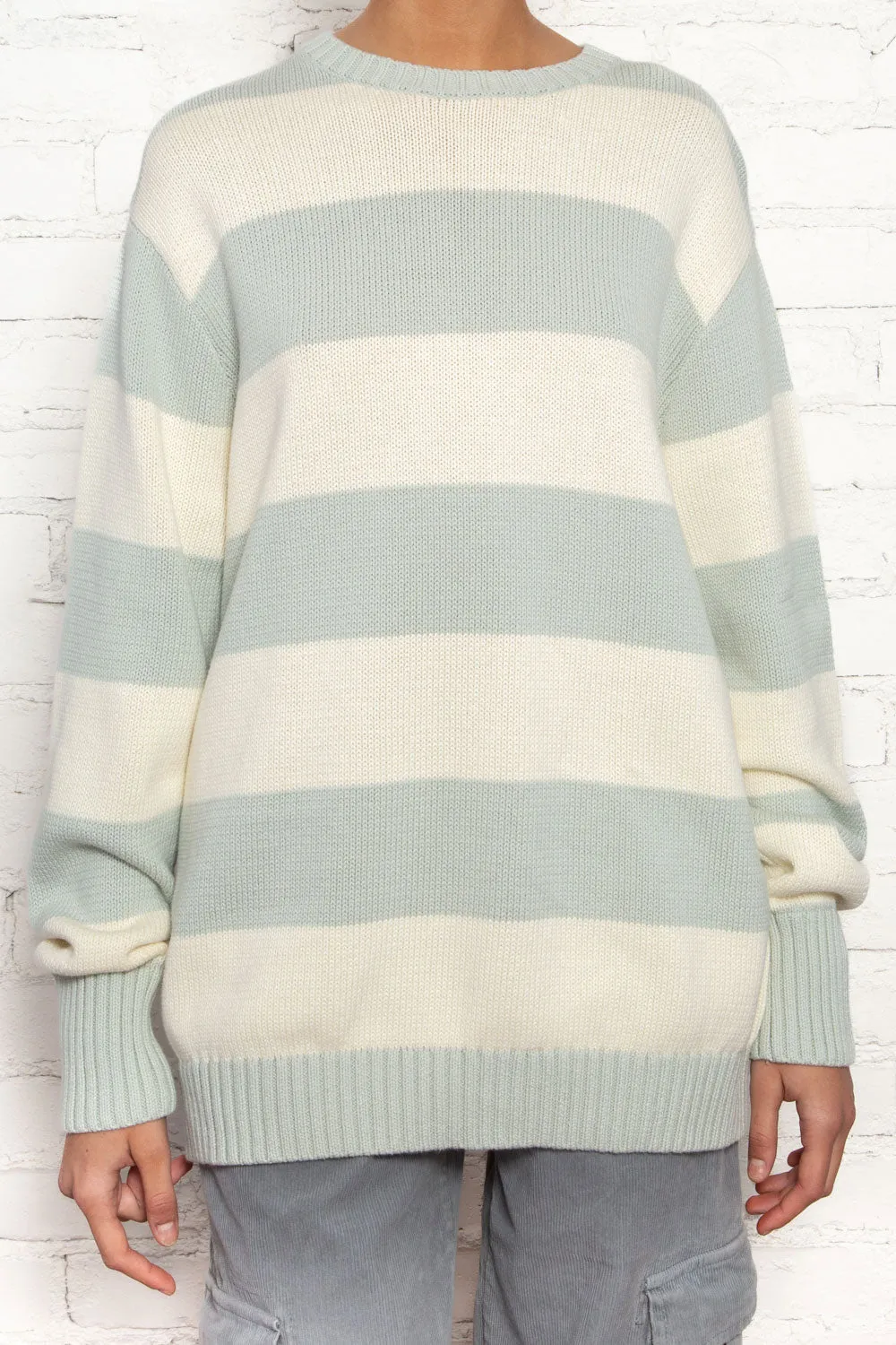 Brianna Cotton Thick Stripe Sweater