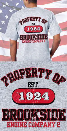 Brookside Engine Company Property Of Back Design