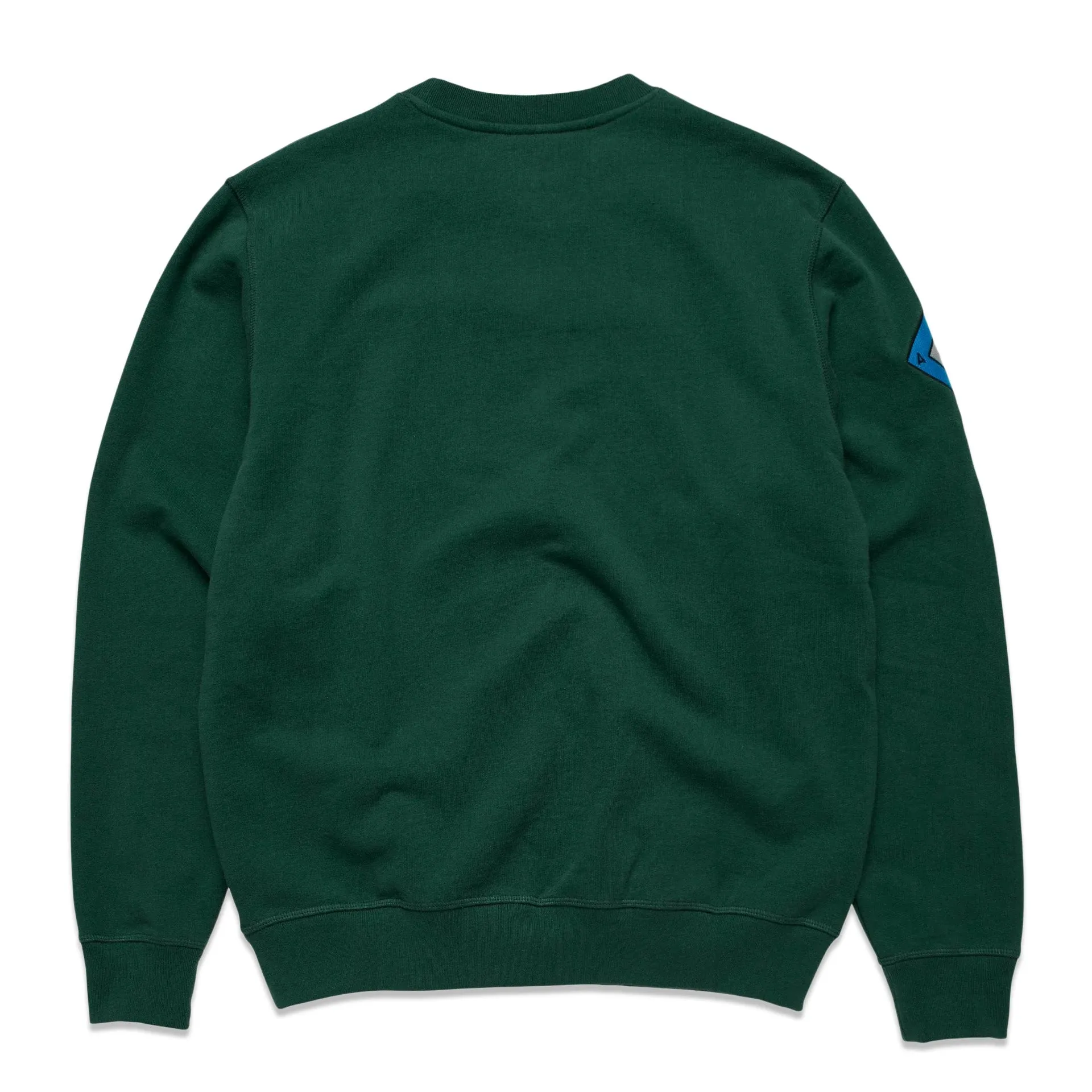 by Parra Blockhaus Crewneck Sweatshirt 'Pine Green'