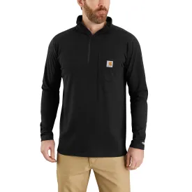 Carhartt Force® Relaxed Fit Midweight Long-Sleeve Quarter-Zip Mock-Neck T-Shirt