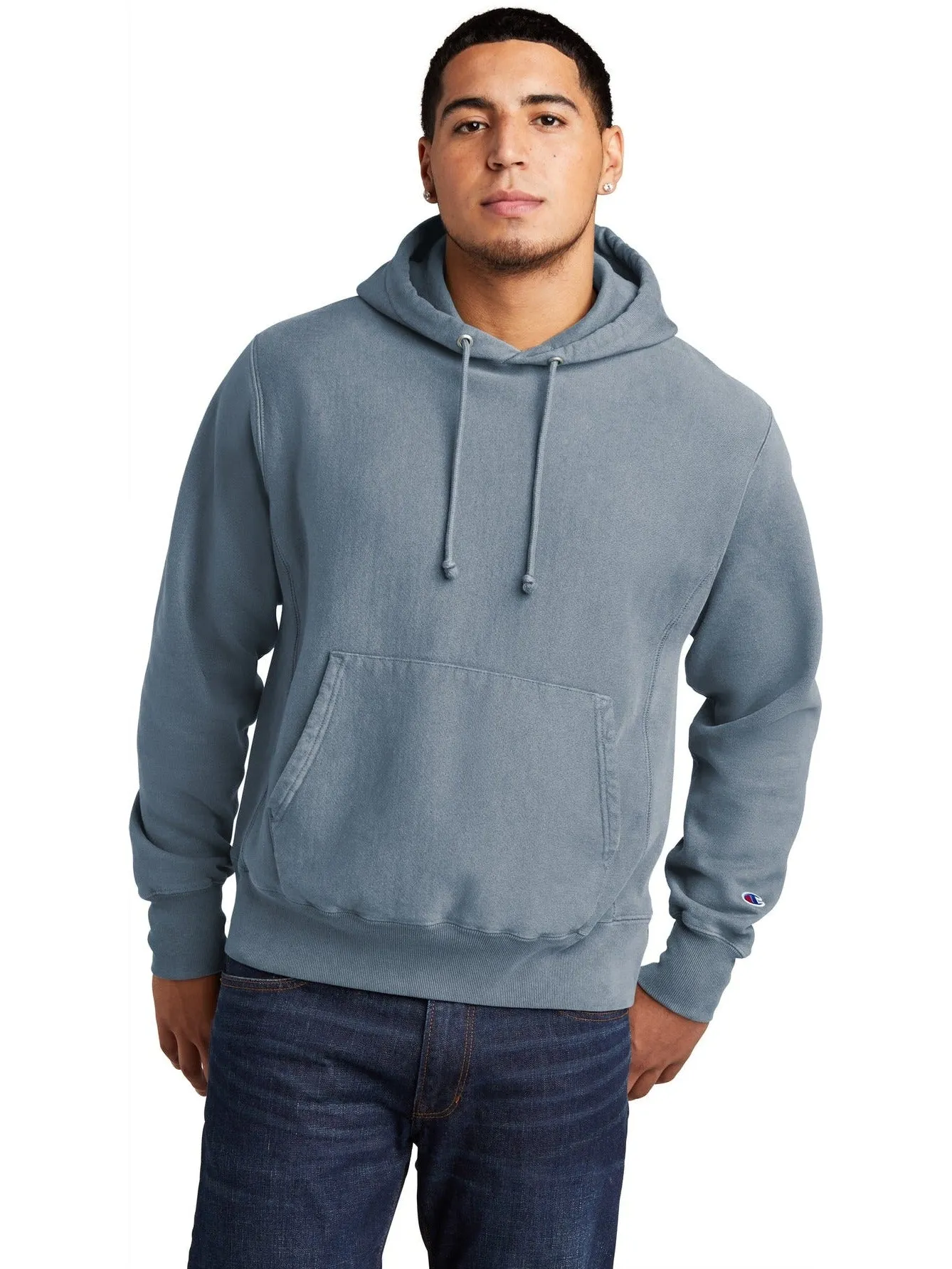 Champion Reverse Weave Garment-Dyed Hooded Sweatshirt