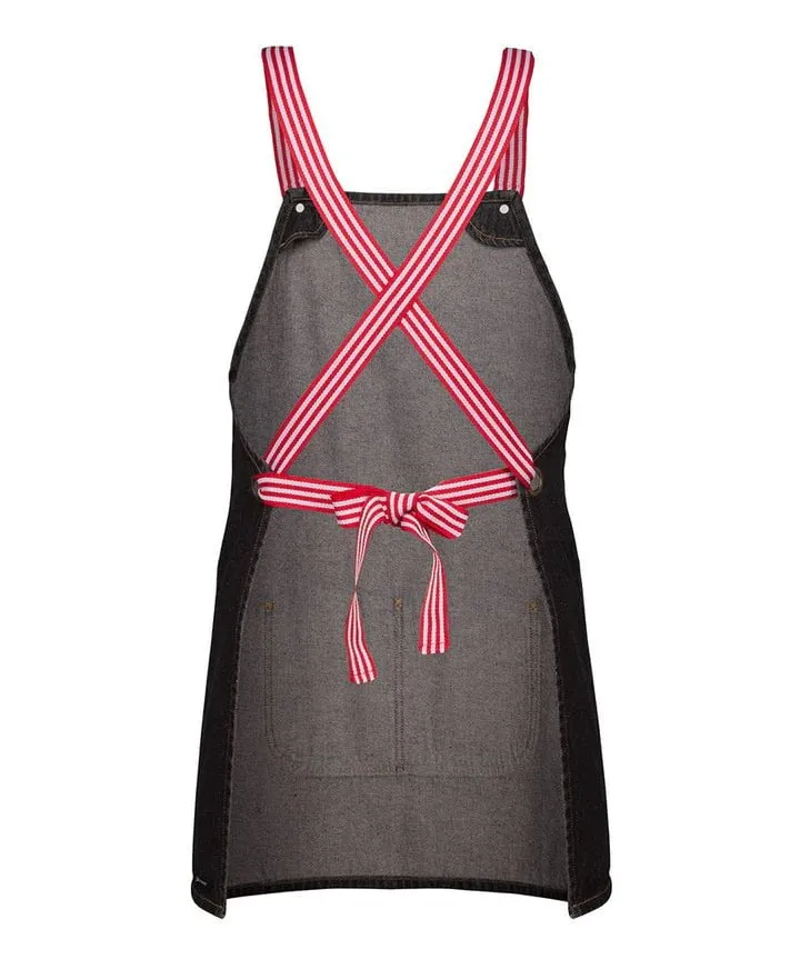 Changeable Striped Cross Back Apron Straps