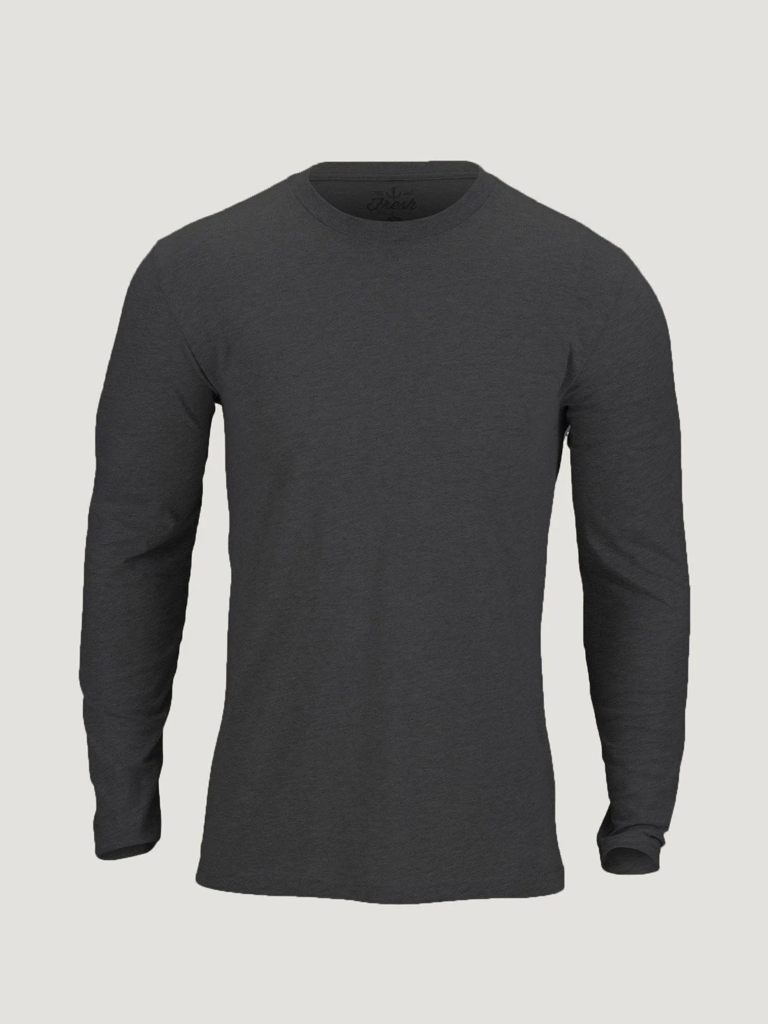 Charcoal Long Sleeve Crew Neck