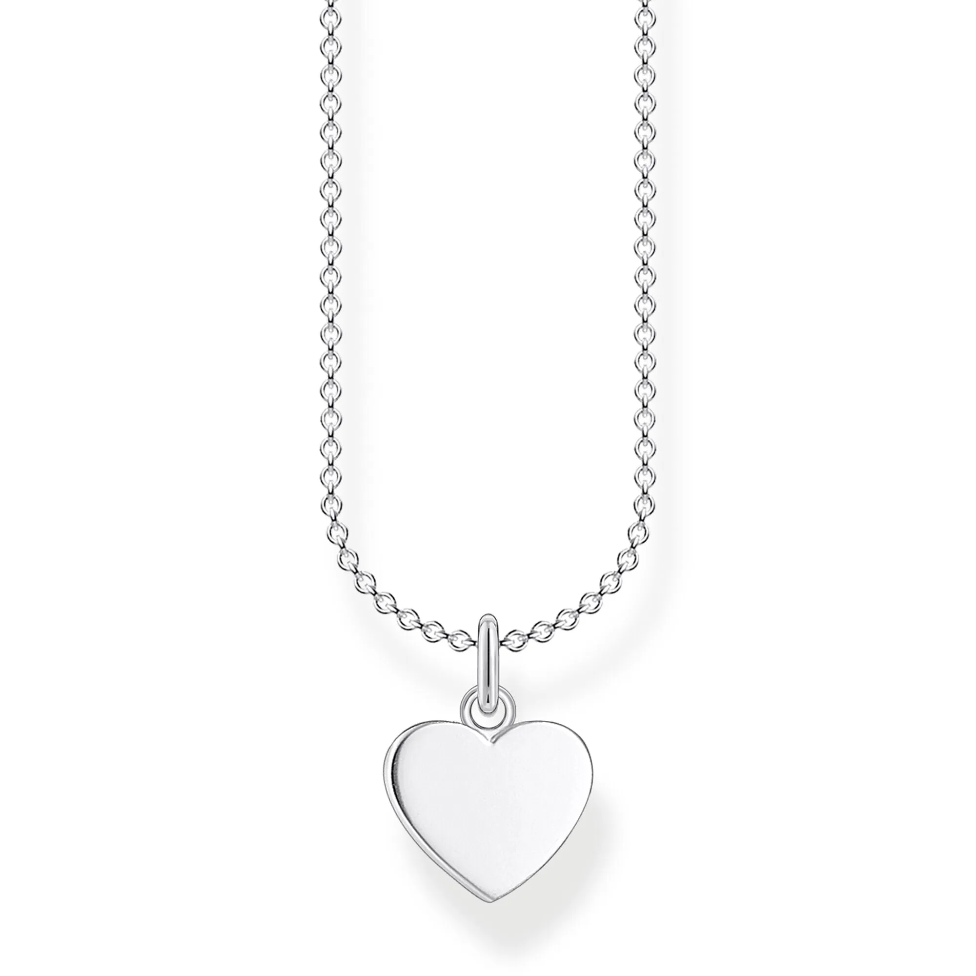 CHARMING COLLECTION LARGE HEART NECKLACE 38-45CM