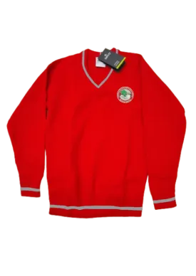 Collierley Nursery & Primary School Red Knitted Jumper