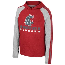 Colosseum Youth Washington State Cougars Long-sleeve Hooded Tee