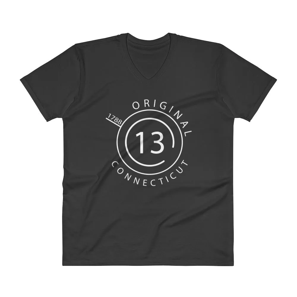 Connecticut - V-Neck T-Shirt - Original 13