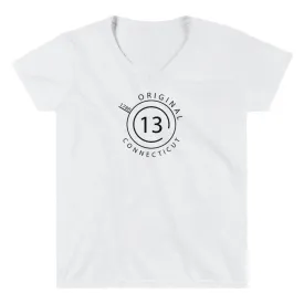 Connecticut - Women's Casual V-Neck Shirt - Original 13