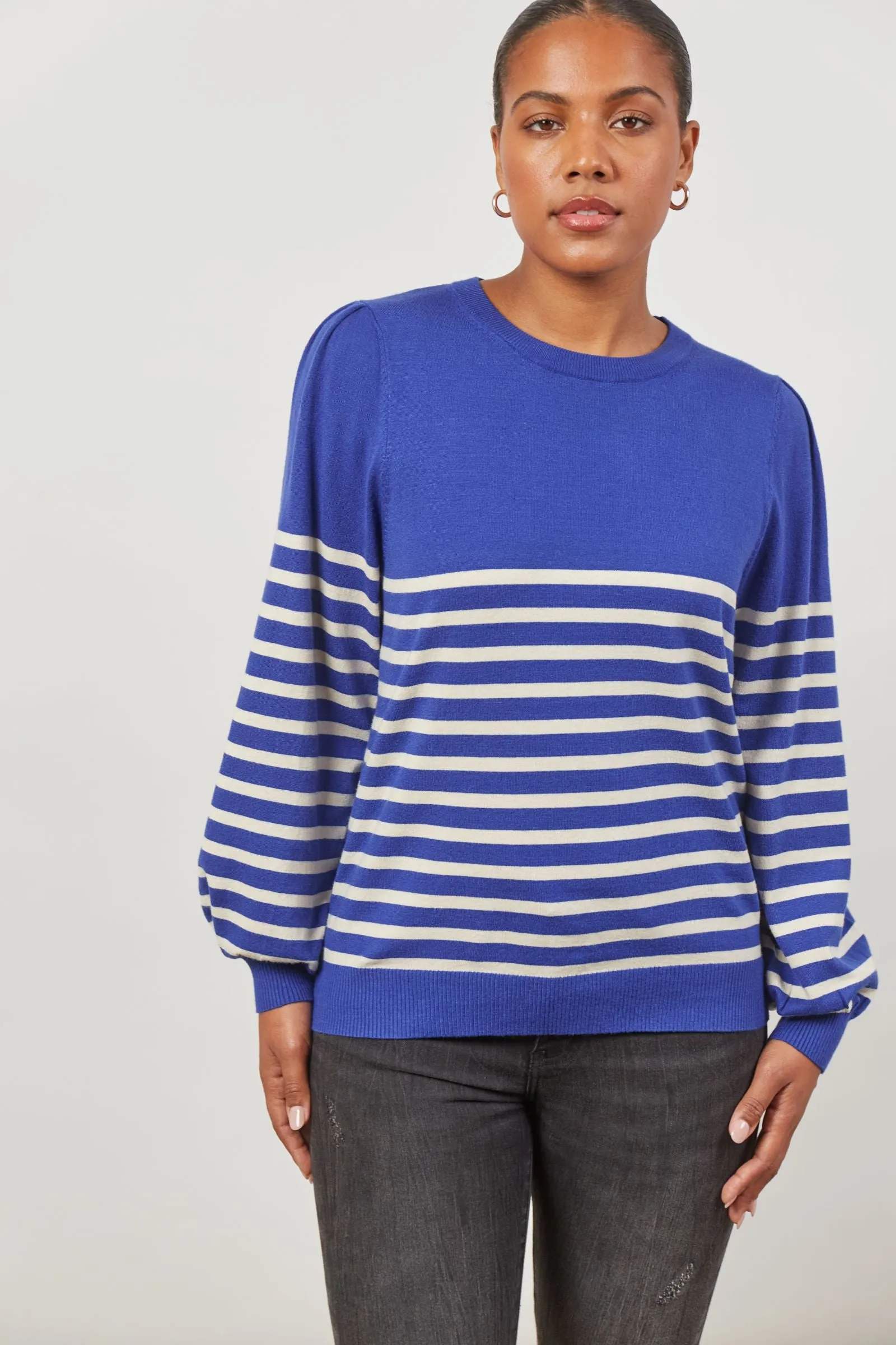 Cosmo Stripe Jumper (Cobalt)