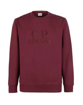 CP Company Embroidered Logo Sweatshirt Port Royal