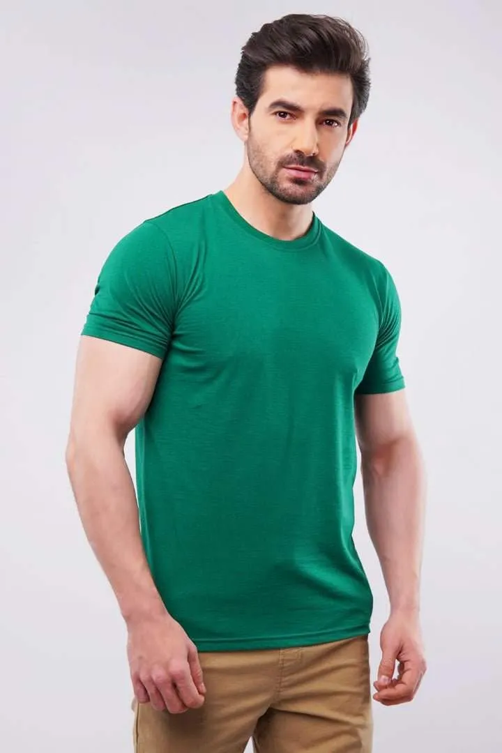 Crew Neck T-Shirt - Green