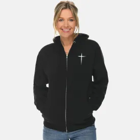 Cross Full Zip Sweatshirt Hoodie