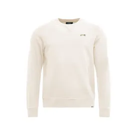 DENIS SOLID SWEATSHIRT CREW - PALMER CREAM