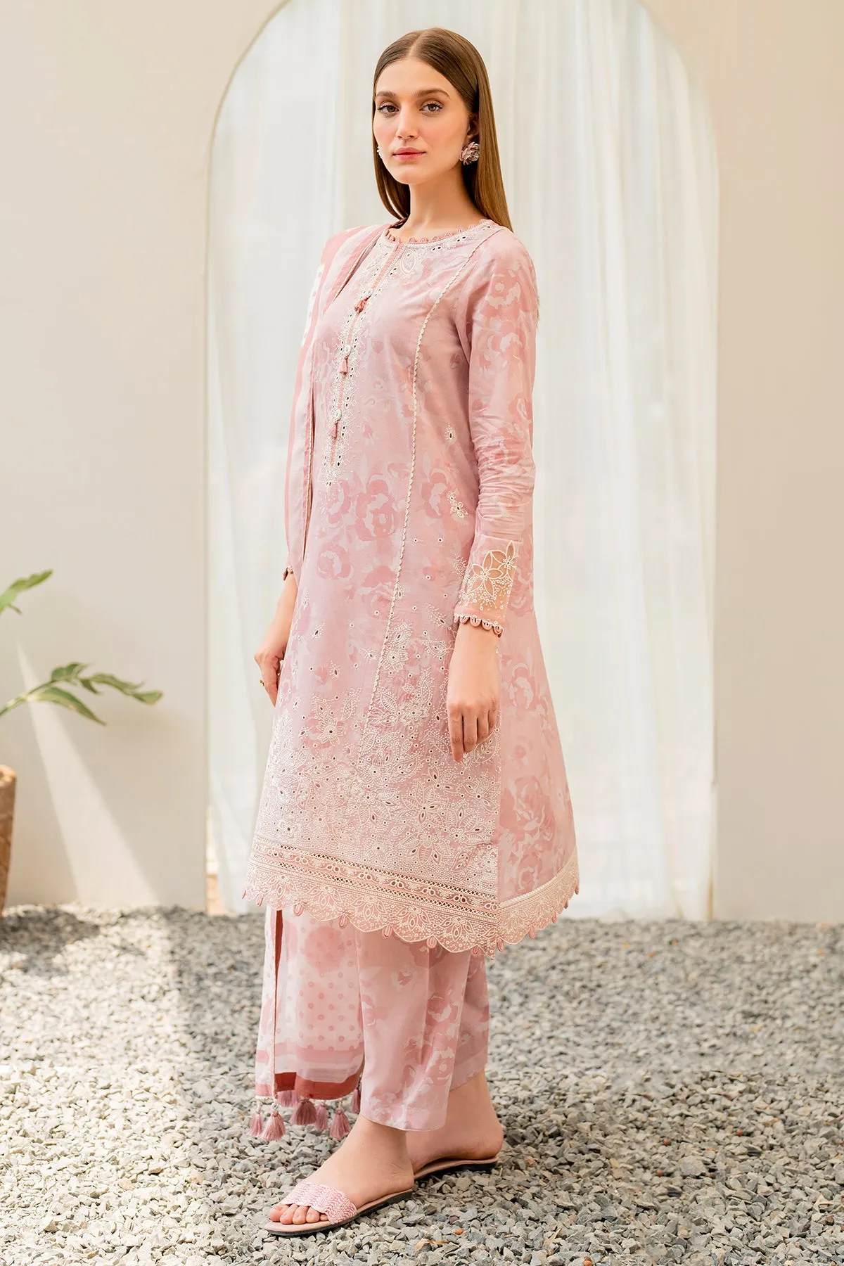 Digital Printed Embroidered Lawn RTW-1116