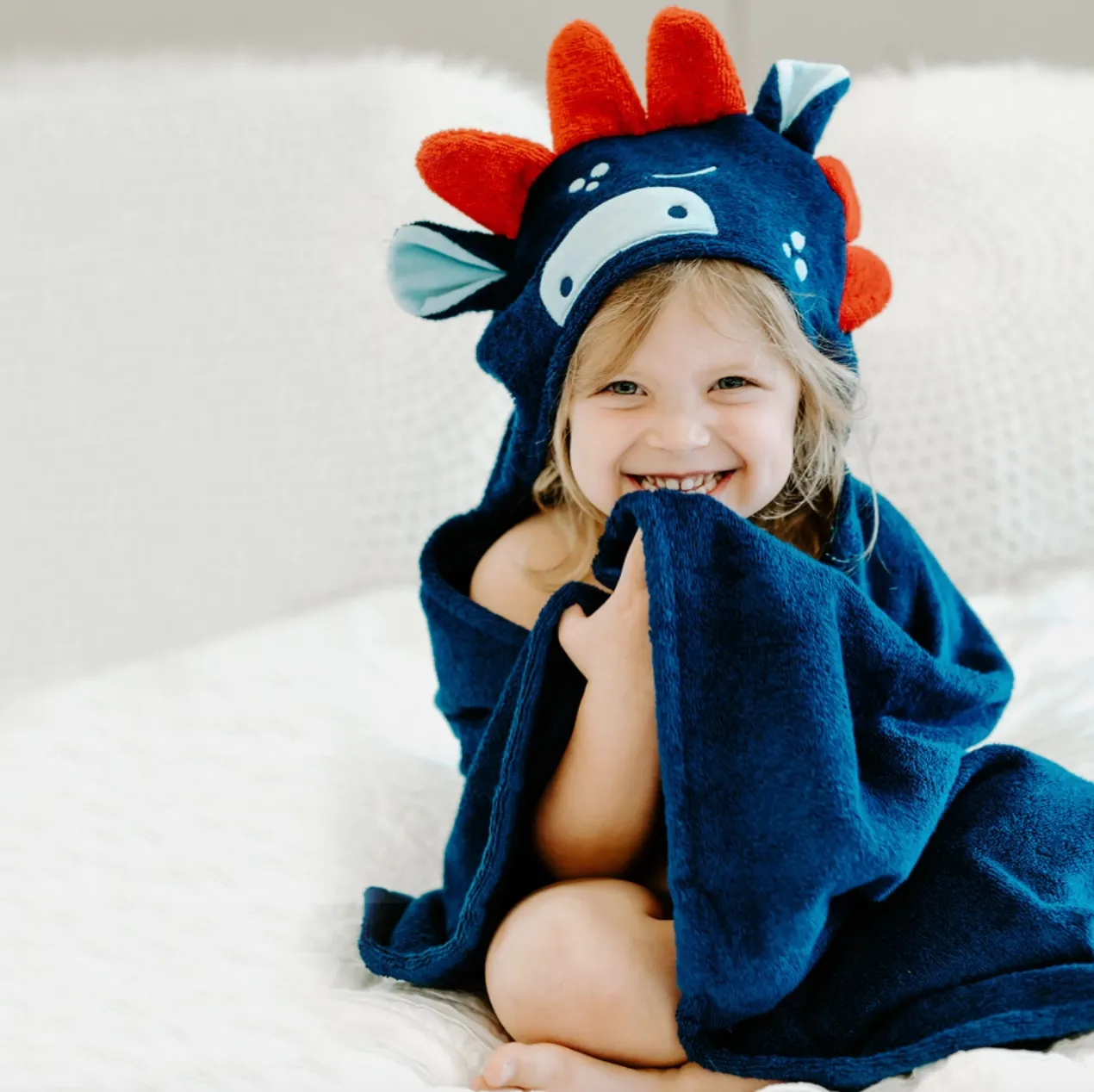 Dinosaur Hooded Towel