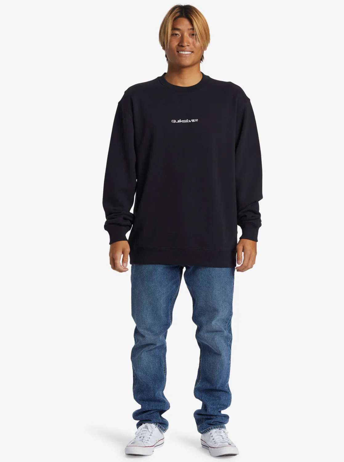 DNA Omni Logo Crew Neck Sweatshirt - Black