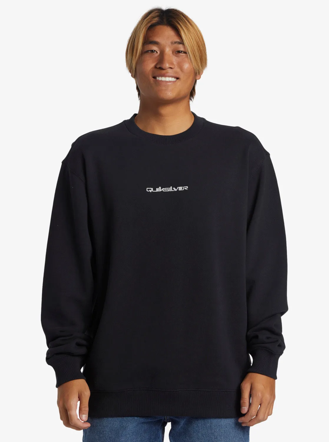 DNA Omni Logo Crew Neck Sweatshirt - Black