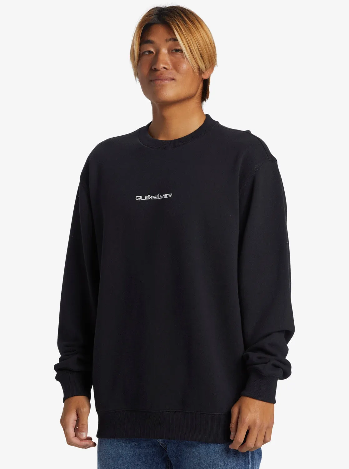 DNA Omni Logo Crew Neck Sweatshirt - Black