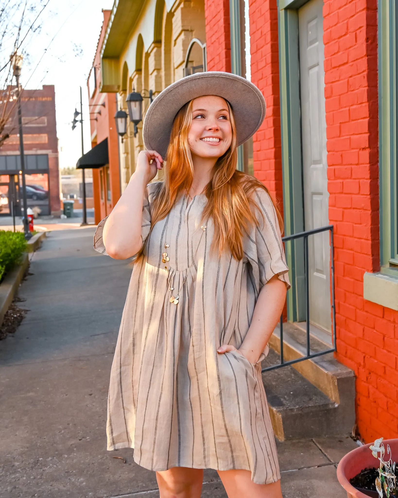 Draw The Line Striped Dress